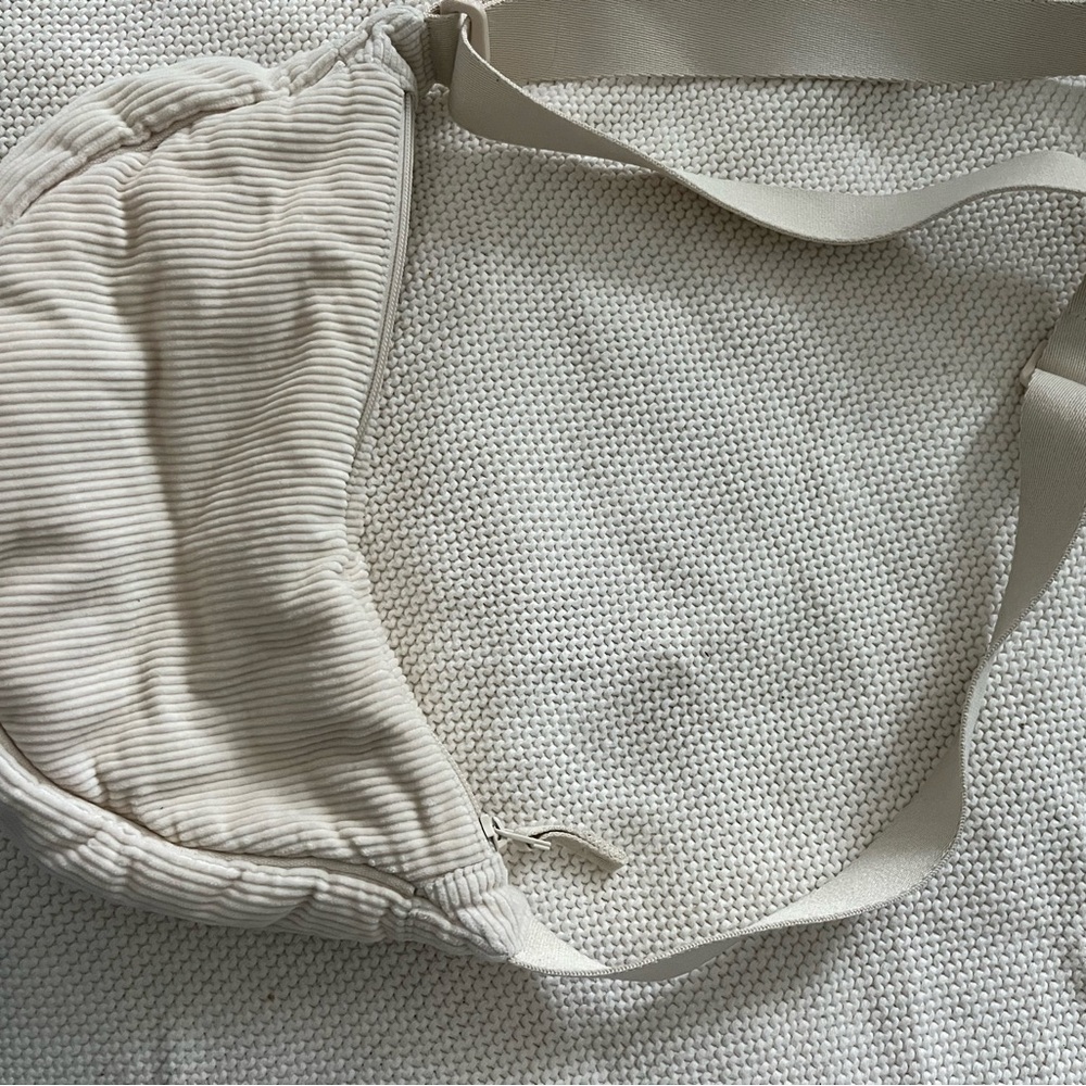 Cream Uniqlo Crossbody Shoulder Bag